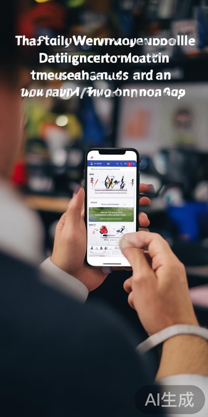 在体育迷的日常生活中，手机体育应用已成为获取比赛资